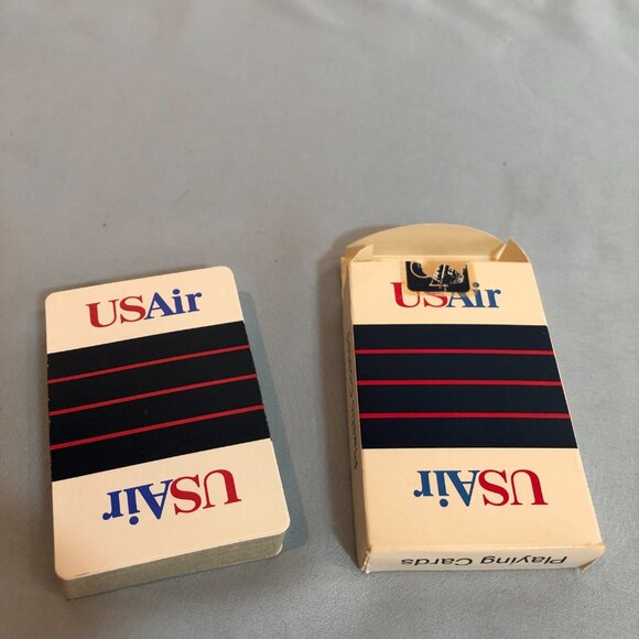 USAir Airlines Deck Playing Cards - Opened #F38 - Picture 2 of 2
